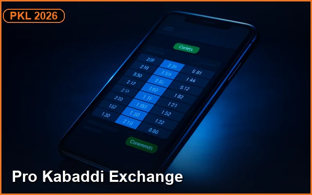 Pro Kabaddi PKL Exchange Betting 99exch